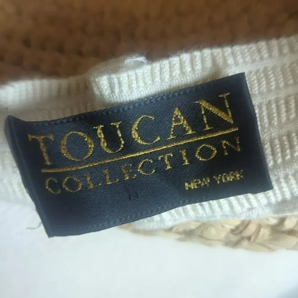 Vintage Cottagecore Toucan New York Hat Floral
